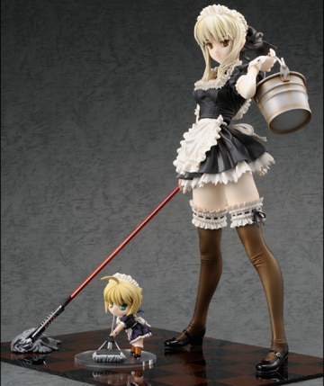 Saber Alter (Maid), Fate/Hollow Ataraxia, Fate/Stay Night, Alter, Pre-Painted, 1/6